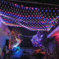 Luz De Encaje LED Para Cortina 3x2m 200led EU 220V Decoración De Jardín Exterior Navidad Boda Fiesta Accesorio De Hogar - details 7