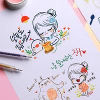 Juego De 12 Rotuladores De Gel Con Inky Glitter Refill De 12 Colores Adecuado Para Adultos Y Niños Dibujo De Libros Y Diarios - details 7