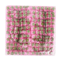 144pcs Encimera De Rosa De Encaje De 2cm PE Para Boda Decoración De Casa Scrapbooking Wreath Regalo De Oso De Peluche Flor Artificial - details 8