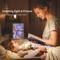 Lámpara De Noche LED Anime Vistas De Ciudad Bonitas Con Pintura HD Fosa Estrecha USB Con Enchufe Dimmer Decoración Romántica Para El Hogar - details 3