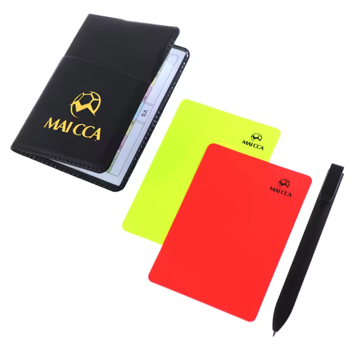 Juego De Tarjetas De Fútbol Para Arbitros Profesionales Rojas Y Amarillas Funda De Cuero Para Lineas Y Equipo De Juego Deportivo JTZTF - 1