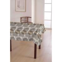 Mantel Hulehule Tex de Tela Resinada Antimanchas Impermeable Estampado Flores de Mimosa Tonos Amarillos - TWISTER BEIGE - details 0