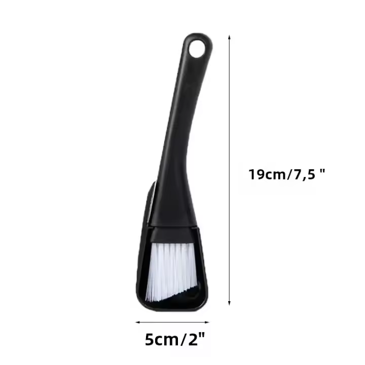Cepillo De Limpieza Para Ventanas 2 En 1 Cepillo Y Escoba Herramienta De Limpieza Doméstica Para Huellas De Puertas Teclados Y Pisos Material Plástico - 1