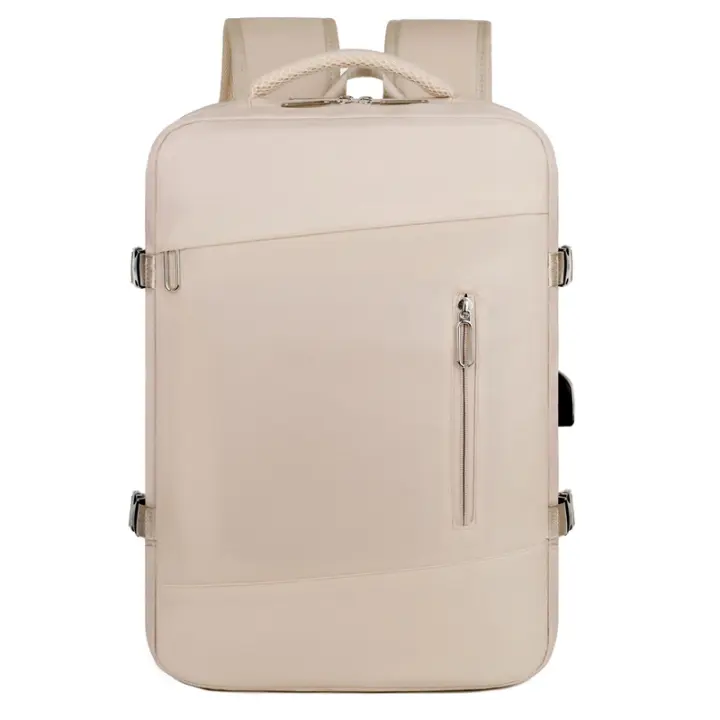 Bolsa de viaje expandible de gran capacidad con varios colores disponibles para computadora portátil de viaje, mochipa para Pareja with Carga USB para helbres y Mujeres. - 1