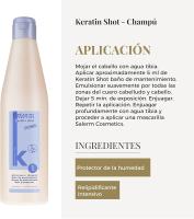 Salerm Cosmetics Keratin Shot Champu 500 Ml - Reparación Capilar - details 3