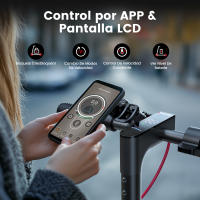 Patinete eléctrico iScooter I9Max - Neumáticos de 10 pulgadas - 500 vatios - Con app - Autonomía de 30 a 40 km - Plegable - Carga máxima 120 kg - details 1
