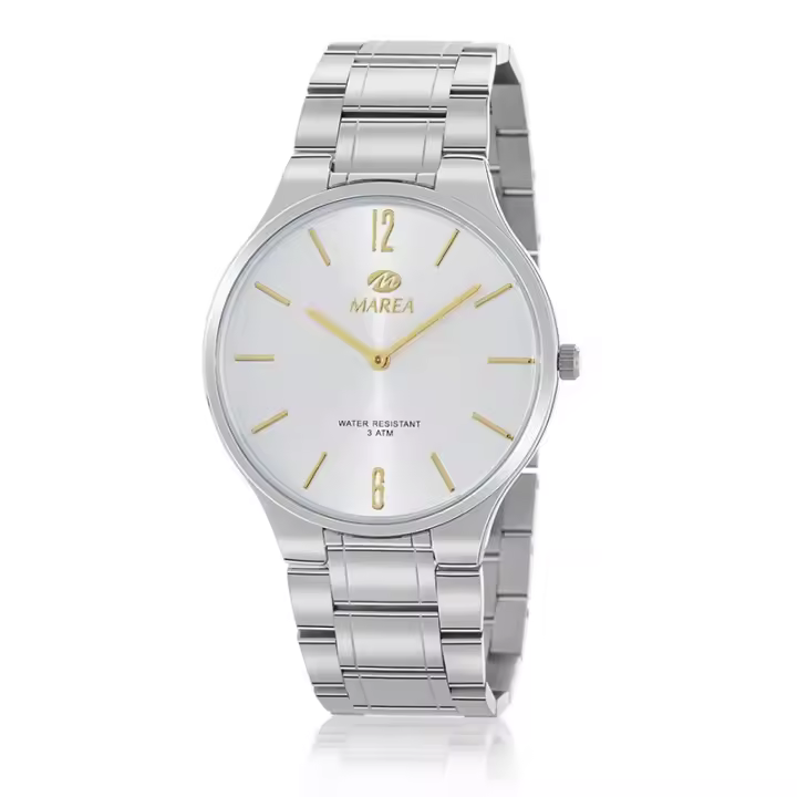 Reloj Marea analógico army plata , esfera redonda , Ref: B54089/6 - 1