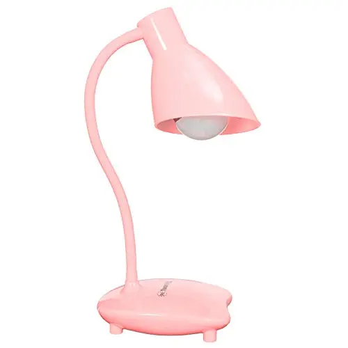 LAMPARA DE MESA DE LA MANGUERA EL MODELO BASE COLOR ROSA Solo se puede utilizar bombilla LED 5w. - 1