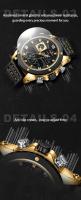 Reloj Deportivo Militar NAVIFORCE NF9236 Para Hombre Con Pantalla Dual Impermeable Resistente Al Choque Cuero Correa Estilo Casual - details 5