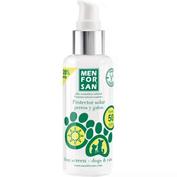 Menforsan Protector solar factor 50 para perro y gatos 60ml - 1