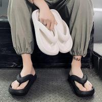 Nuevos Sandalias De Plataforma Gruesa Para Hombre 2024 Moda Verano Zapatillas De Playa Antideslizantes Calzado Casual Para Baño - details 5