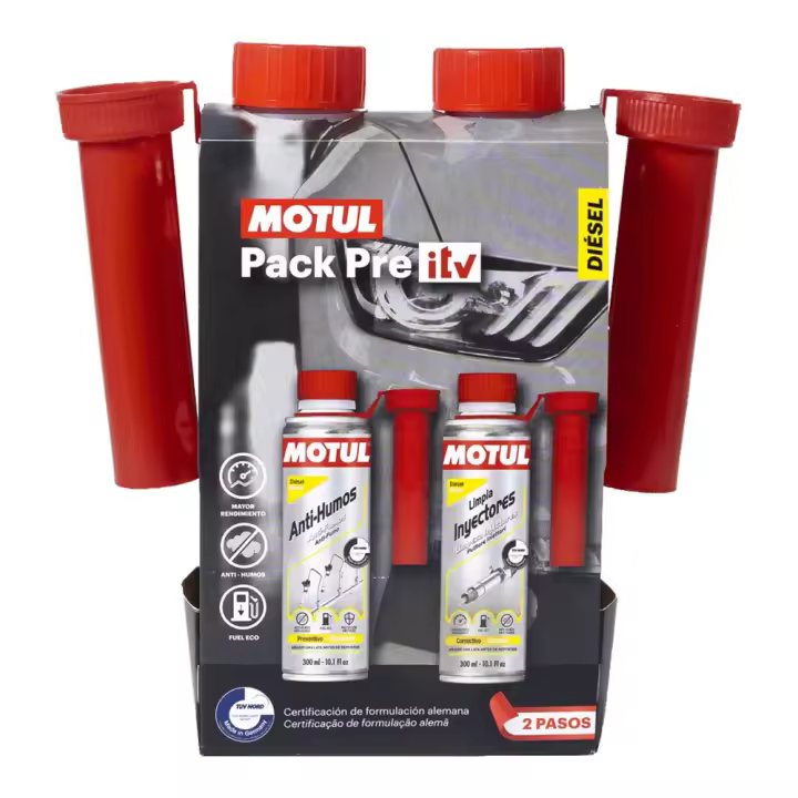 Motul Aditivo Antihumo Para Gasóleo Pack Pre Itv 600 Ml - 1