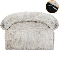 Sofá Para Mascotas Con Cubierta Removible Y Lavable Estilo Plush Impermeable Para Todas Las Estaciones Para Perros Y Gatos - details 7