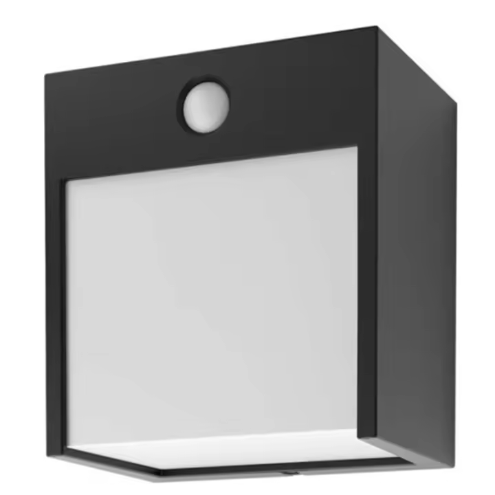 Aplique Pared LED 12W 4000K Negro mate Aluminio IP44 BALIMO 4000K RABALUX - 1