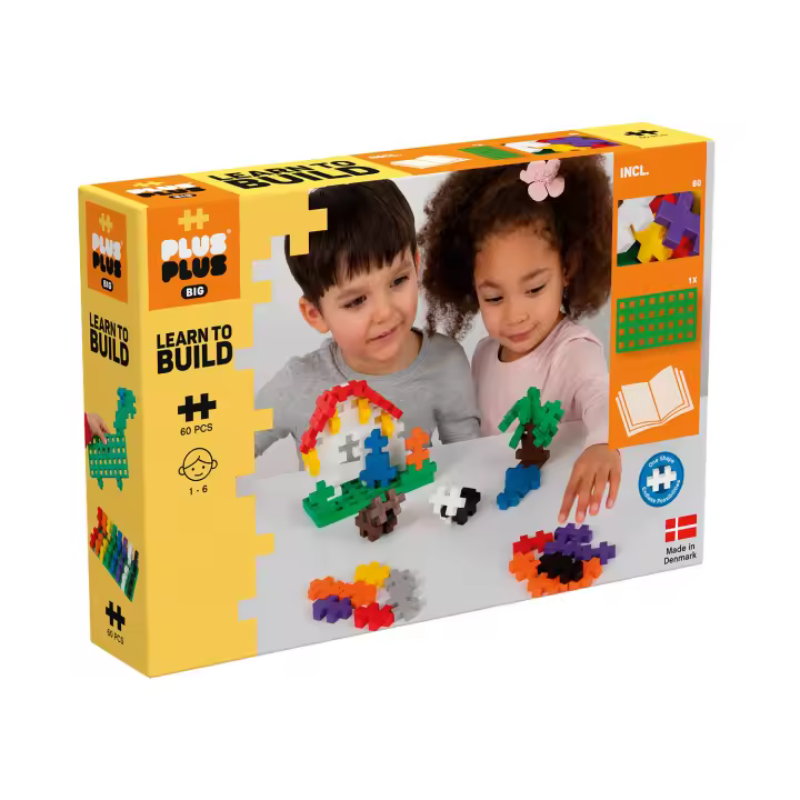 Plus Plus Big - Learn To Build  Juguetes Niños 1 Año O Más  Piezas Construccion Niños  Bloques Construccion Niños  Juguetes Niños 1 Años Educativos - 1