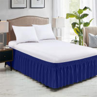 Envolvente Sábana De Cama Con Volantes Fácil De Ajustar Antiarrugas Lavable Resistente Al Desvanecimiento Decoración Para Hogar Para Rey Queen Twin - details 11