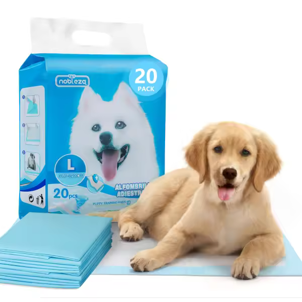 Nobleza - Empapadores perros Alfombrilla higiénica de entrenamiento para perros. Ultraabsorbente 90cm*60cm, 20piezas - 1