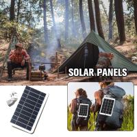 Cargador Solar USB 5V 2W Panel Solar Con Carga USB Segura Estabilizada Para Teléfono Móvil Y Camping - details 4