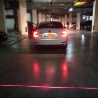 Luces LED Para Coches Camiones Y Motocicletas 12V 24V Patrón De Rayos Láser Advertencia De Colisión Trasera Luz De Fondo Para Carros - details 12