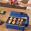 Parrilla Eléctrica Interior Sin Humo, Parrilla Multifuncional Antiadherente Pantalla LCD Cristal Líquido, Tiempo 1-80 Minutos/Ajuste Temperatura 80-280°/Bandeja para Hornear Grande 35 Cm - details 6