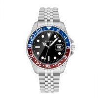 Reloj De Lujo Para Hombre Calidad Superior Reloj De Pulsera De Acero Inoxidable Para Negocios Con Fecha Automática Y Manecillas Luminosas Resistente Al Choque Y Agua Regalo Ideal - details 2