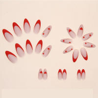 Pegatinas De Uñas Frescas Con Textura Aplicables En Cualquier Tipo De Uñas Adornos De Uñas Postizas De Acrílico Tamaño XS - details 1