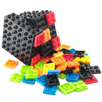 Cubo Mágico Desmontable 3x3x3 Bloques De Construcción Educativos Juguetes Regalos DIY Cubo Magico Para Adultos - details 2