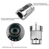 Herramienta De Desmontaje De Cuerpo De Freehub Para Bicicleta MTB Herramientas De Reparación De Ciclismo Base De Torre De Rosca De Agujero - details 2
