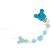 Cadena De Chupete Para Bebé Con Bolas De Silicona Y Juguetes De Mordedor Clip Para Chupete Regalo Con Diseño De Animal Divertido Tamaño 23cm Peso 24g - details 2