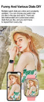 Reloj inteligente, pulsera deportiva inteligente, reloj inteligente multifunción de alta definición con función de llamadas manos libres, detección de frecuencia cardíaca y oxígeno en sangre, adecuado para deportes al aire libre - details 3