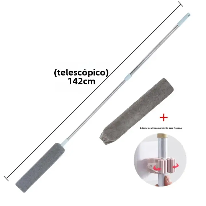 Cepillo De Aire Acondicionado Para El Hogar Cepillo De Polvo Mágico Microfibra Para Rincones Y Ganchos De La Cama Limpiador Eco-amigable Para Pelo Y Pelusas - 1