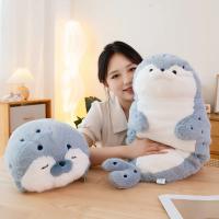 Peluche De Señor De La Tierra Suave Y Realista Muñeco De Marina Para Regalo De Navidad Y Cumpleaños Otter De Peluche Suave En Forma De Señor De La Tierra - details 0
