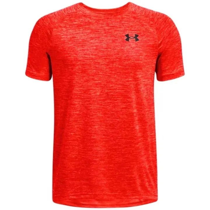 Tops marca Under Armour modelo 1363284-810 para junior en color rojo - 1