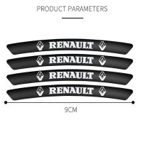 4pcs Decoración De Ruedas Para Coche Estripes De Aluminio Adhesivo Para Renault Sport Duster Megane 2 3 Accesorios Automotrices - details 5