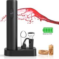 Juego De Abrevidrios Eléctrico Automático Con Base De Almacenamiento Para Botella De Vino Operado Por Batería Para Cocina Y Bar - details 0