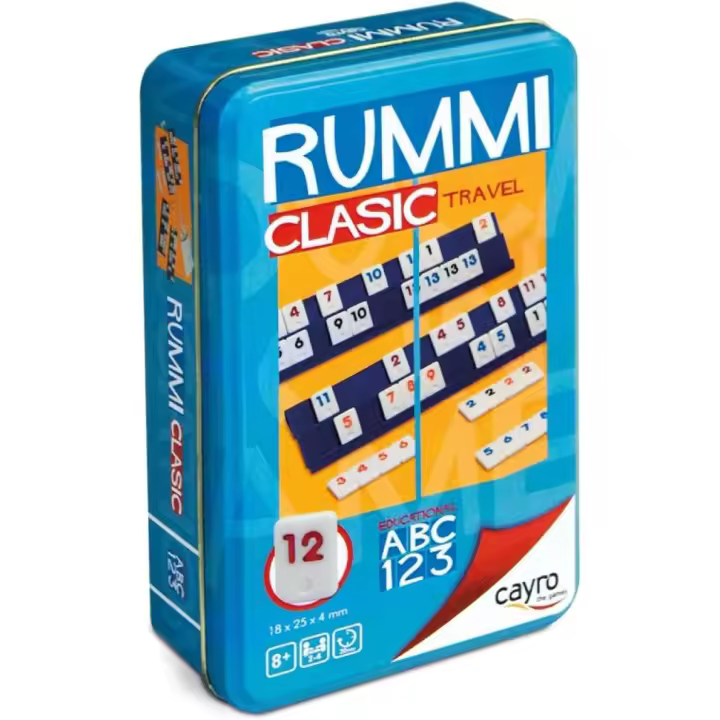 Cayro - Rummi clasic travel en caja de metal - 1