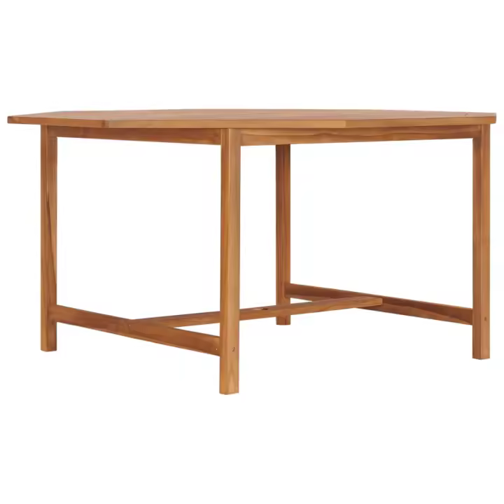 Mesa de Jardín de Madera maciza de Teca 150x150x75 cm - 1