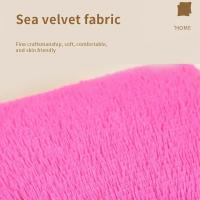 Funda De Cojín Suave De Terciopelo Marítimo OTAUTAU 1pc Color Sólido Decoración Para El Hogar Y Las Celebraciones Tamaño 15.75x15.75 Pulgadas - details 3