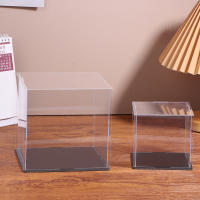 Caja De Exhibición De Acrílico Transparente 1Pc Para Muñecas Juguetes Coleccionables Protección Contra Polvo Tamaño 22 - details 6