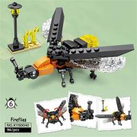 Juguetes De Bloques De Construcción Para Niñas Mariposa Coleccionables Modelos Duraderos Para Juego Y Educación Cucaracha Mantis Libélula - details 3