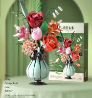 Juego De Bloques Creativos En Forma De Rosa Con Maceta Modelo Decorativo Para Niñas Juguete DIY Para El Día De San Valentín Regalo De Navidad - details 19