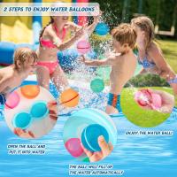 Bolas De Agua Reutilizables De Silicona Magnéticas Para Piscina Juegos De Agua Inflables Juguetes Para Niños Edad Recomendada 3-12 Años - details 3