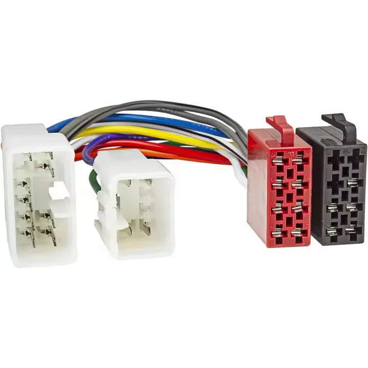 kit MARCO RADIO 1DIN 2din TOYOTA COROLLA VERSO Caratula Plata Soporte Autoradio conexiones y adaptador de antena ISO - 1