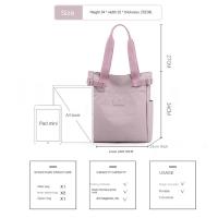 Mochila De Lona Para Mujer Estilo Coreano Un Hombro Moda Literatura Y Arte Para Estudiantes De Colegio Y Clase Mochila De Tela Suave Con Cierre De Cremallera - details 5