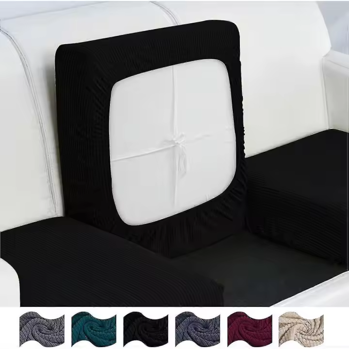 3pcs Sofa Seat Cushion Cover High-stretch Individual Seat Cushion Cover Sofa Cover Sofa Cushion Cover - 1
