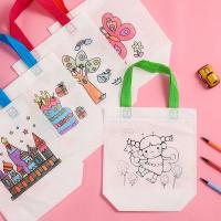 Set De 1-10pcs Bolsa De Graffiti DIY Con Marcadores Para Niños Arte Y Manualidades Bolsa De Dibujo a Mano No Tejida Colorido Juguete De Rellenado - details 0