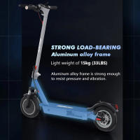 Patinete Eléctrico Plegable IENYRID 1, Motor 250W, Batería 36V 12.5Ah, Neumáticos 10 pulgadas, Velocidad Máxima 25 km/h, Autonomía 35 km, Freno Eléctrico Frontal + Freno Disco Trasero, Horquilla Suspensión Delantera, para Uso Urbano al Aire Libre - details 9
