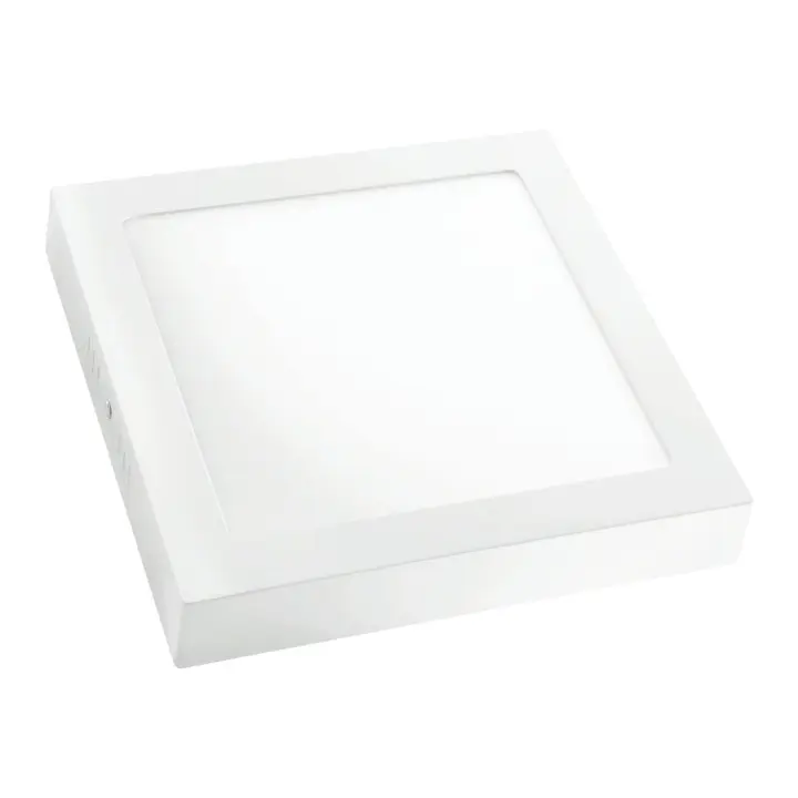 DOWNLIGHT LED MATEL QUADRADO BRANCO SUPERFÍCIE 18W CHIP SAMSUNG LUZ NEUTRA - 1