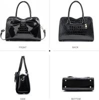Bolsos de Mano para Mujer, bolsos de diseño con ASA superior, bolsos de hombre type bandolera de Charol, bolso de mano de fiesta, bolso de mano Elega para Mujer - details 3