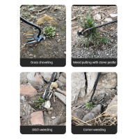 Herramienta De Jardín De Acero Manganés Para Remover Malas Hierbas Y Tierra Suelta Herramienta Manual De Jardinería Con Mango De Plástico - details 4